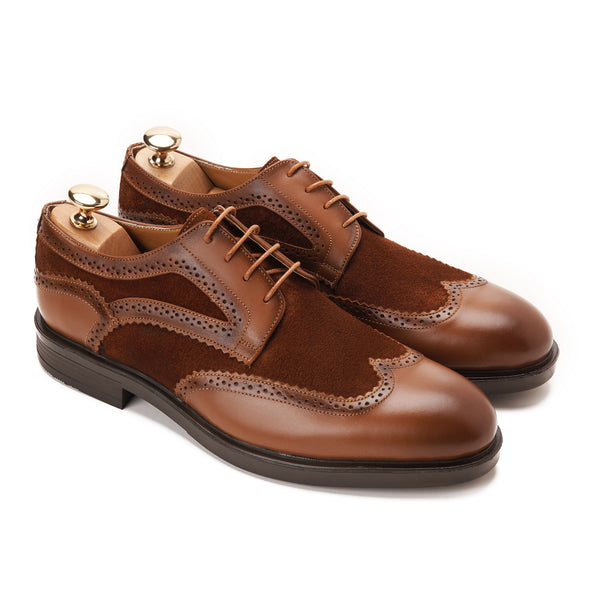 Callisto Derby Brogue with Suede