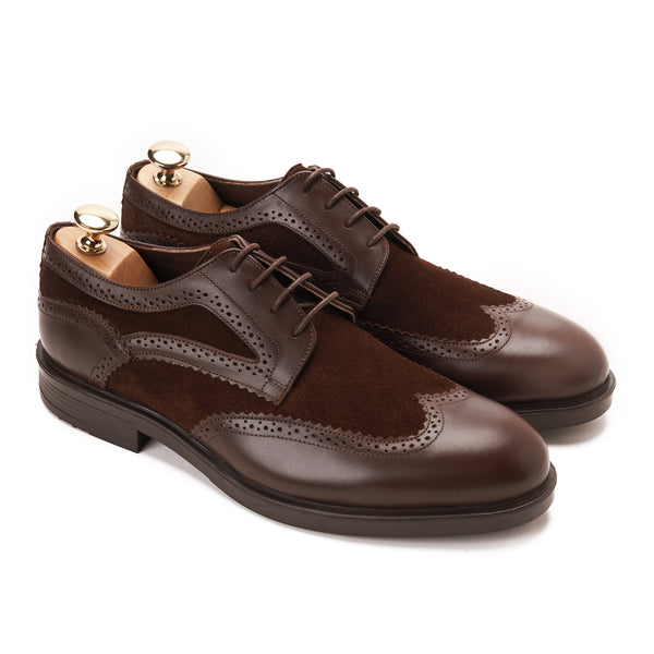 Callisto Derby Brogue with Suede