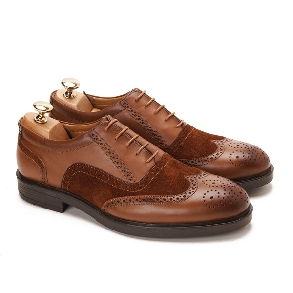 Oxford Brogue with Suede