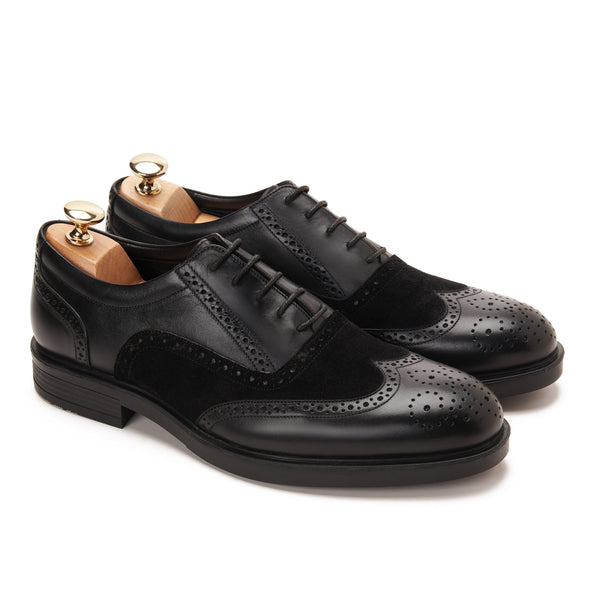 Oxford Brogue with Suede