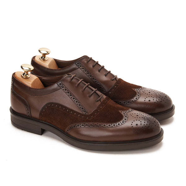 Oxford Brogue with Suede